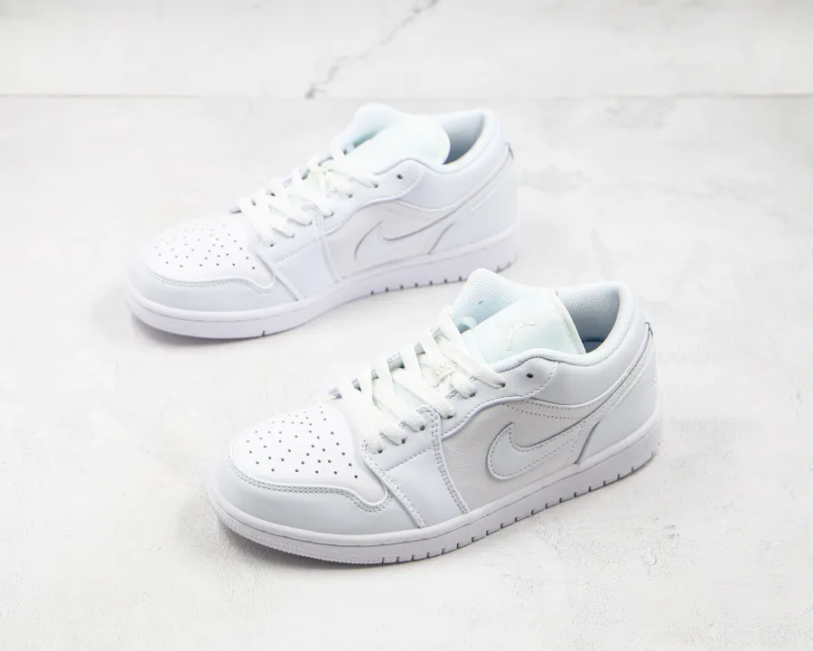 Jordan 1 Triple White Low