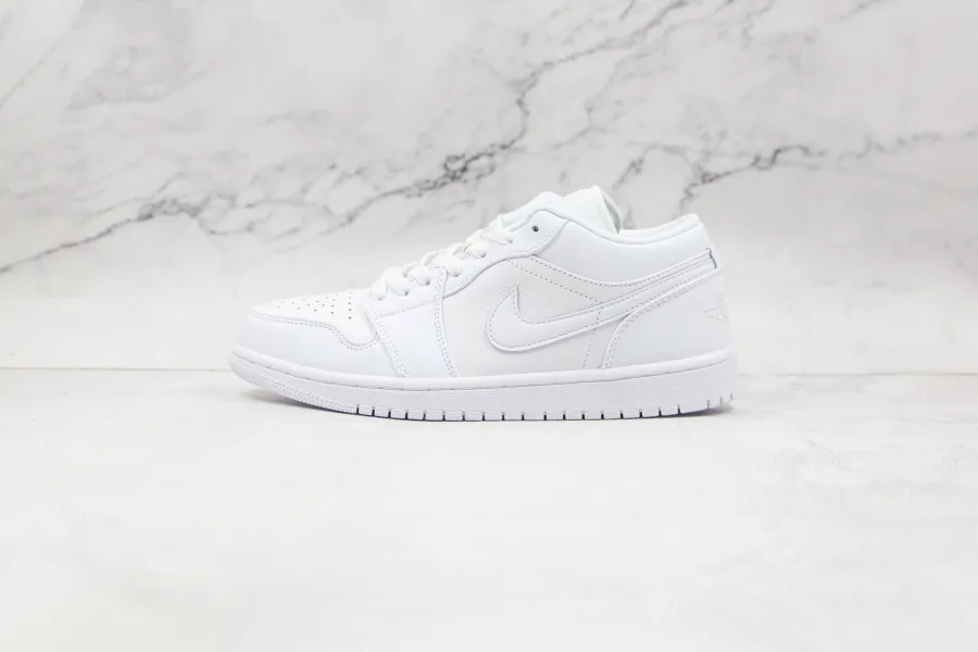 Jordan 1 Triple White Low