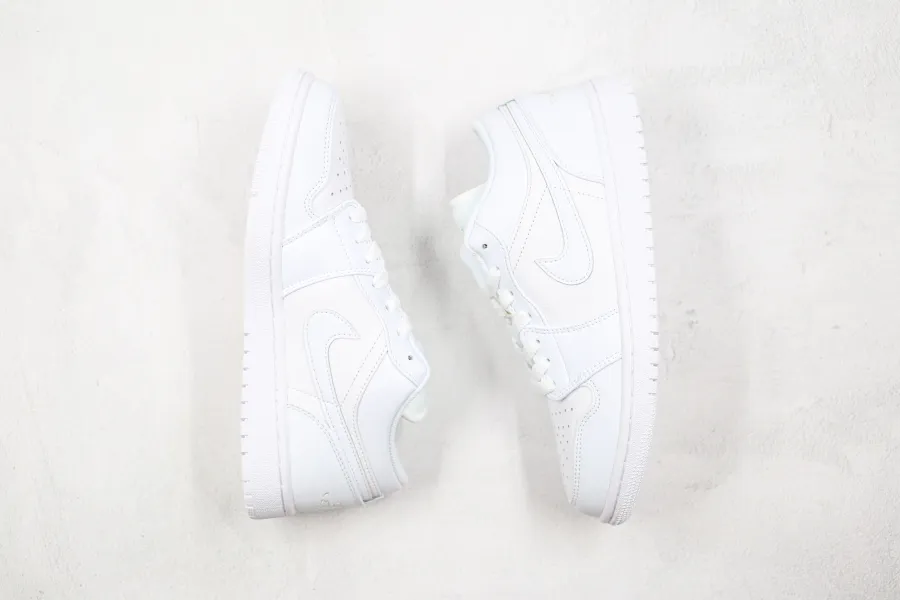 Jordan 1 Triple White Low