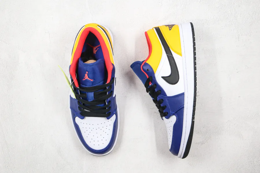 Jordan 1 Deep Royal/Yellow  Low