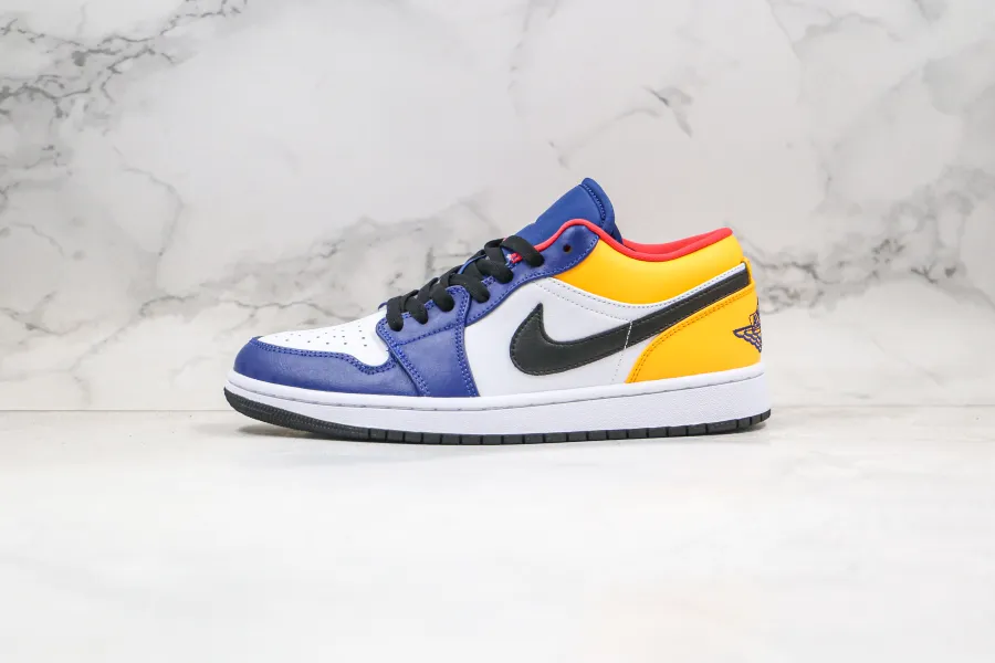 Jordan 1 Deep Royal/Yellow  Low