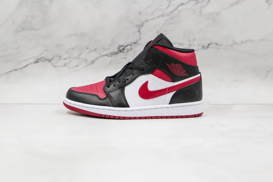 Air Jordan 1 Bred Toe Mid