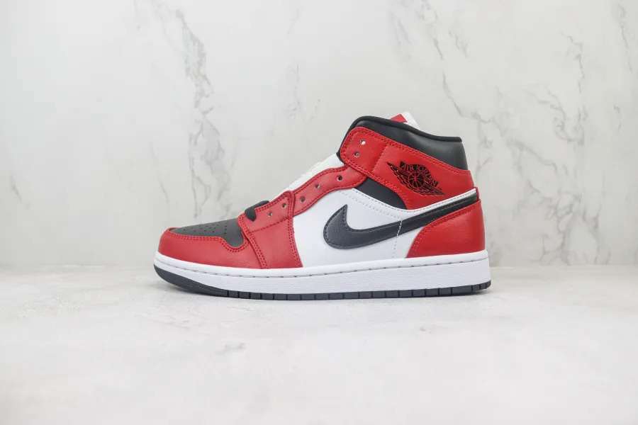 Jordan 1 Black Toe Mid