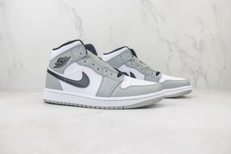 Air Jordan 1 Mid Light Smoke Grey