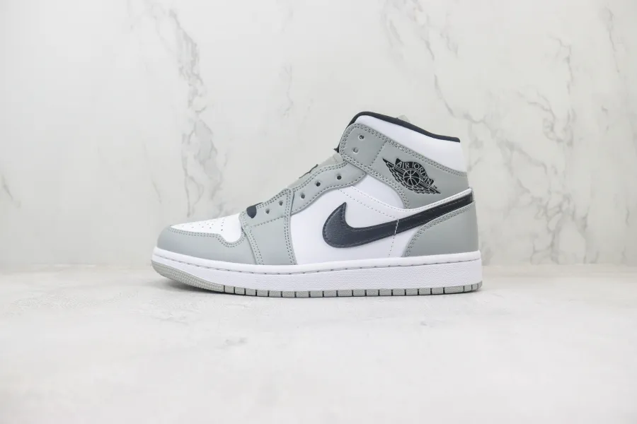 Air Jordan 1 Mid Light Smoke Grey