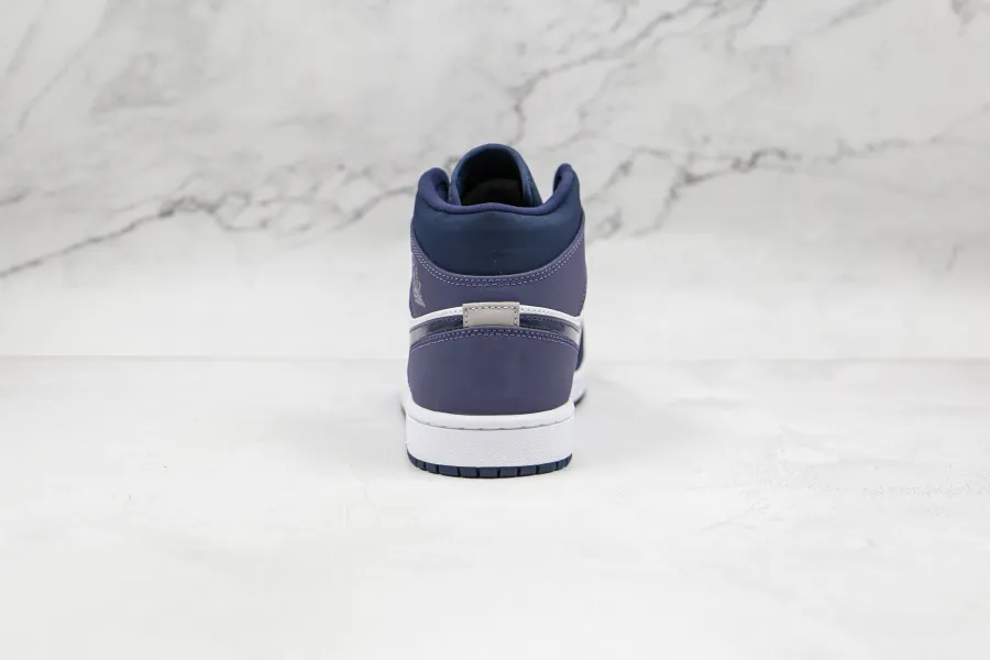 Air Jordan 1 Mid Obsidian Sanded Purple 