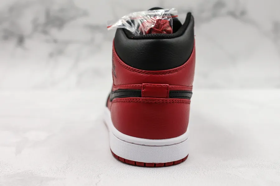 Jordan 1 Banned Grm Red Black Mid