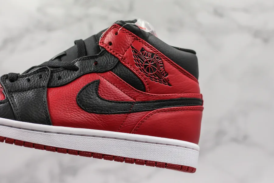 Jordan 1 Banned Grm Red Black Mid