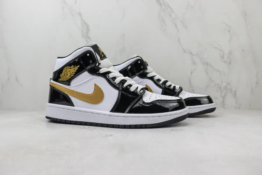 Jordan 1 Black Gold  Mid