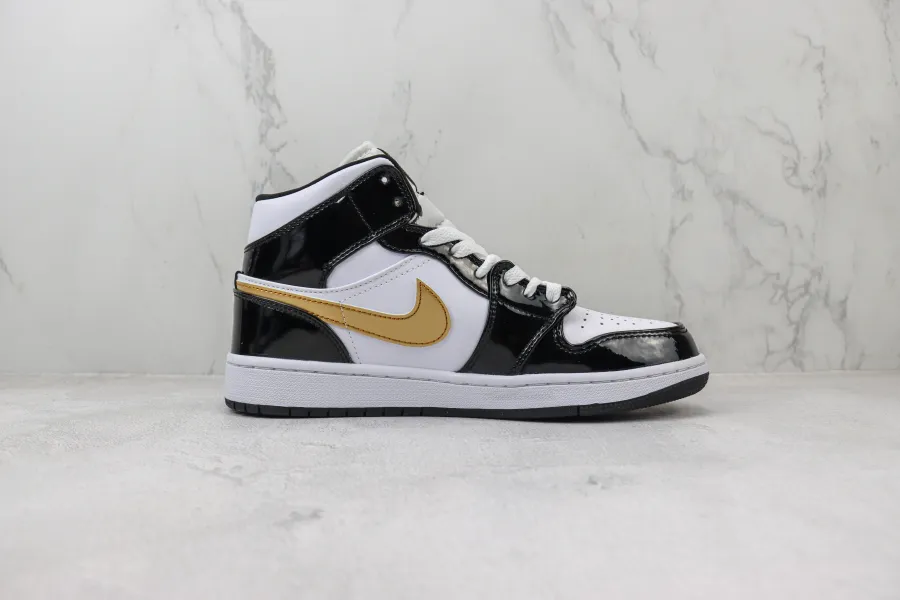 Jordan 1 Black Gold  Mid