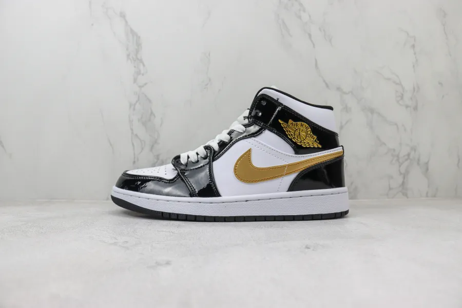 Jordan 1 Black Gold  Mid