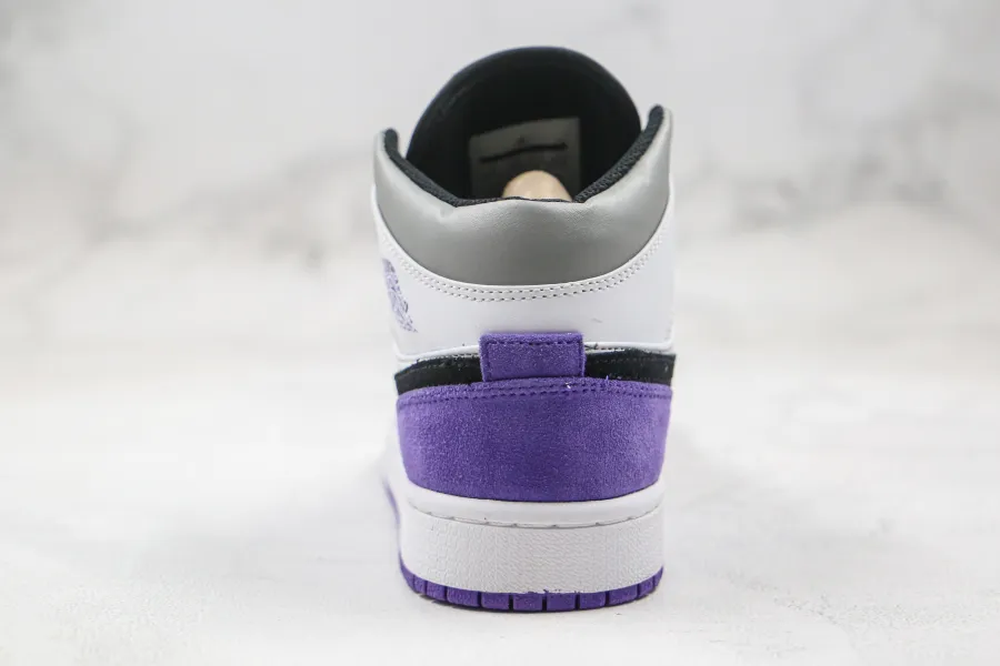 Air Jordan 1 Mid Court Purple Suede 