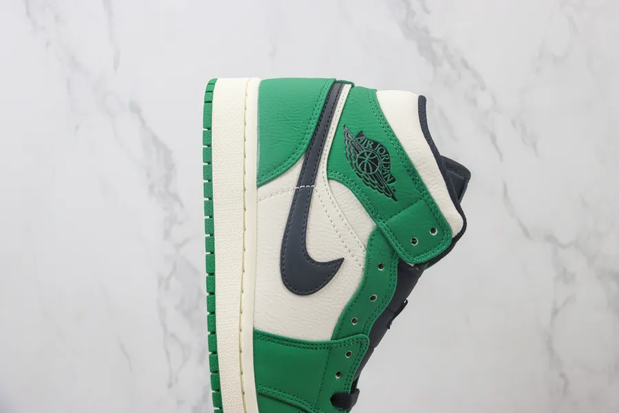 Air Jordan 1 Mid Se Pine Green 