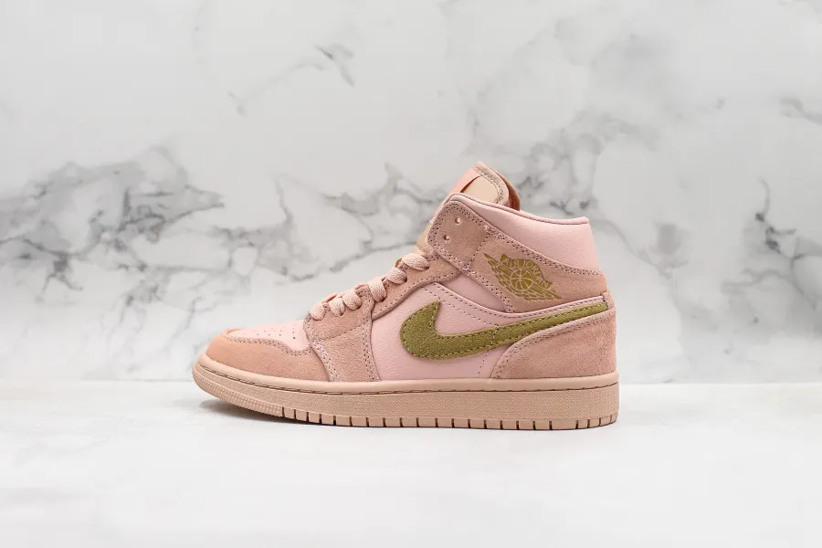 Jordan 1 Coral Gold  Mid