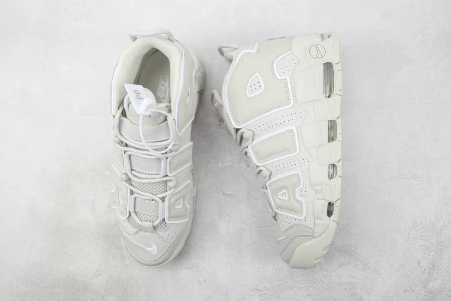 Air More Uptempo Light Bone