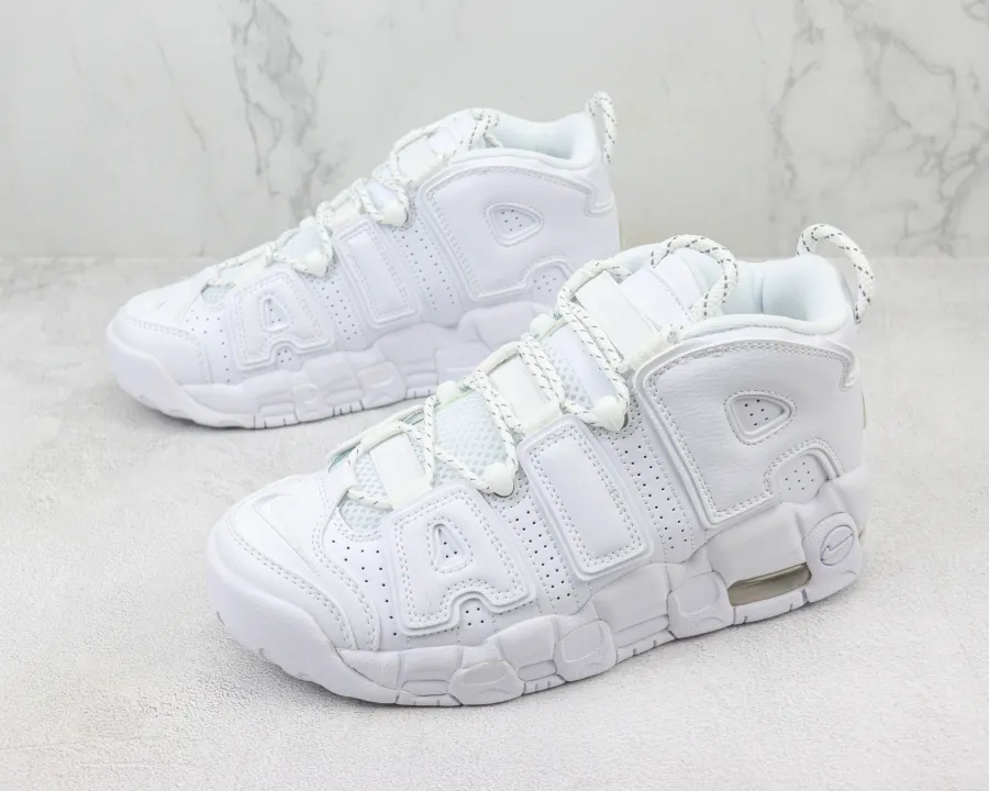 Nike Air More Uptempo Triple White 