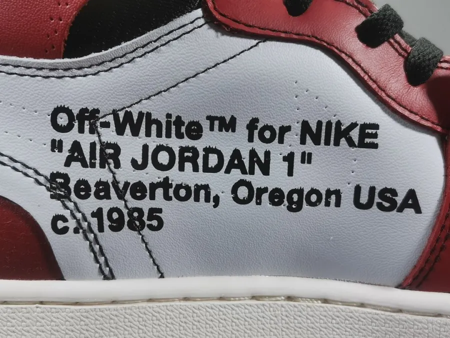 Off-White Jordan 1 Retro High Og Chicago