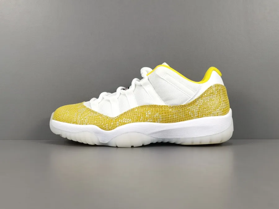 Air Jordan 11 Low Yellow Snakeskin