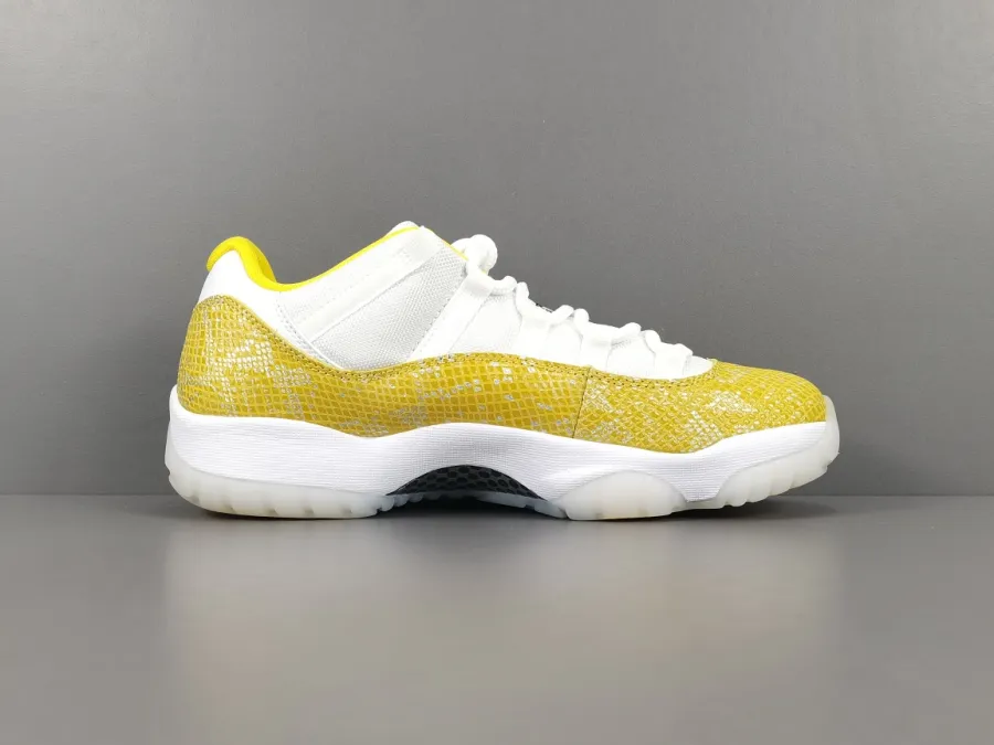 Air Jordan 11 Low Yellow Snakeskin