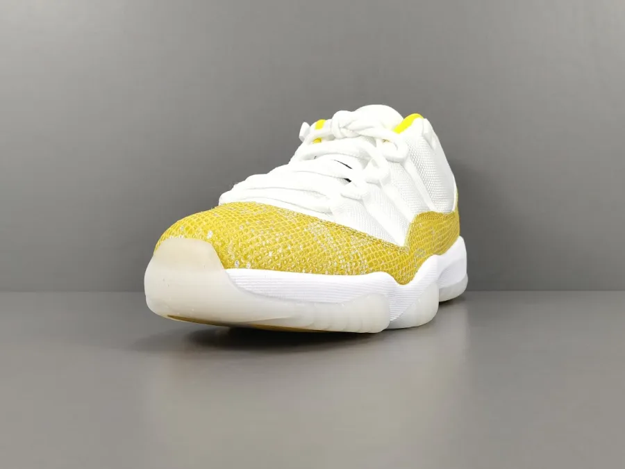 Air Jordan 11 Low Yellow Snakeskin