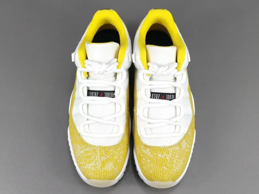 Air Jordan 11 Low Yellow Snakeskin