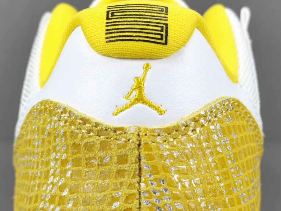 Air Jordan 11 Low Yellow Snakeskin