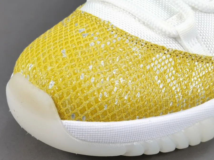 Air Jordan 11 Low Yellow Snakeskin