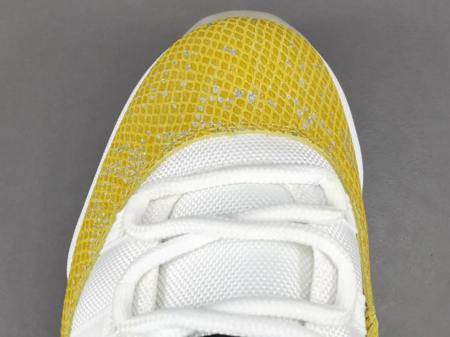 Air Jordan 11 Low Yellow Snakeskin