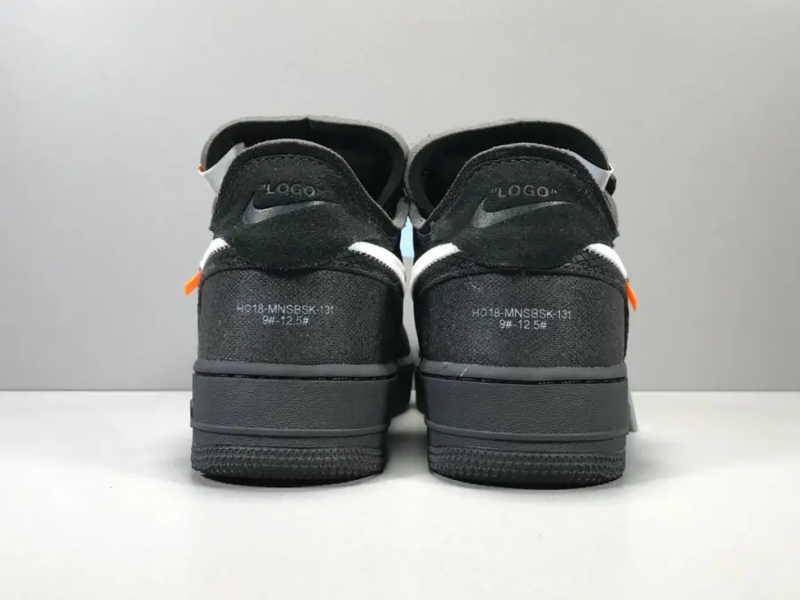 Off-White Air Force 1S Low Black