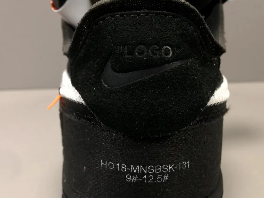 Off-White Air Force 1S Low Black