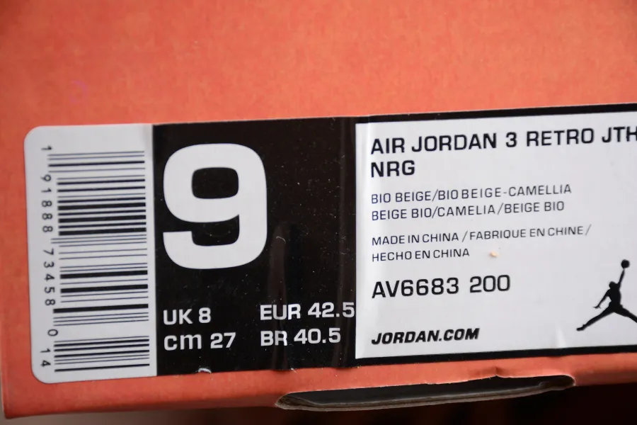 Air Jordan 3 Retro Jth Nrg Bio Beige