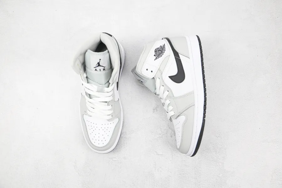 Air Jordan 1 Light Smoke Grey Mid