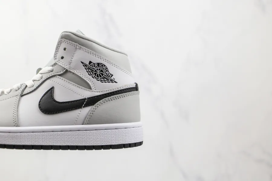 Air Jordan 1 Light Smoke Grey Mid