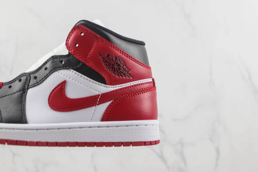 Wmns Air Jordan 1 Mid Alternate Bred Toe  