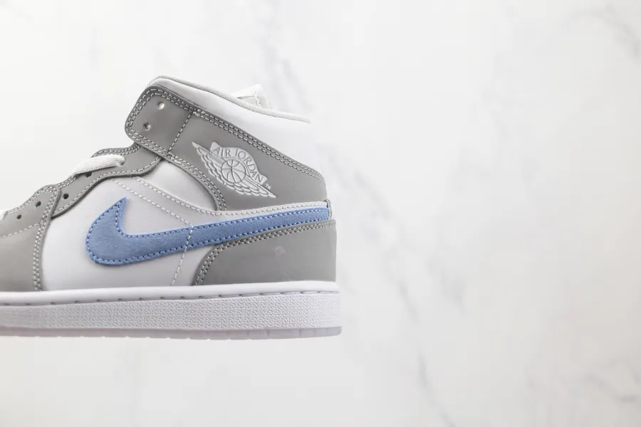 Air Jordan 1 Wolf Grey/Aluminum  Mid