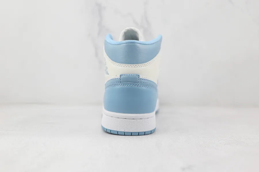 Wmns Air Jordan 1 Mid University Blue 