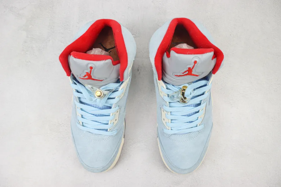 Trophy Room X Air Jordan 5 Retro Ice Blue 