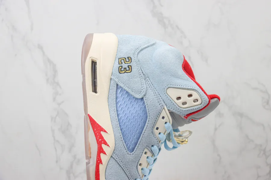 Trophy Room X Air Jordan 5 Retro Ice Blue 