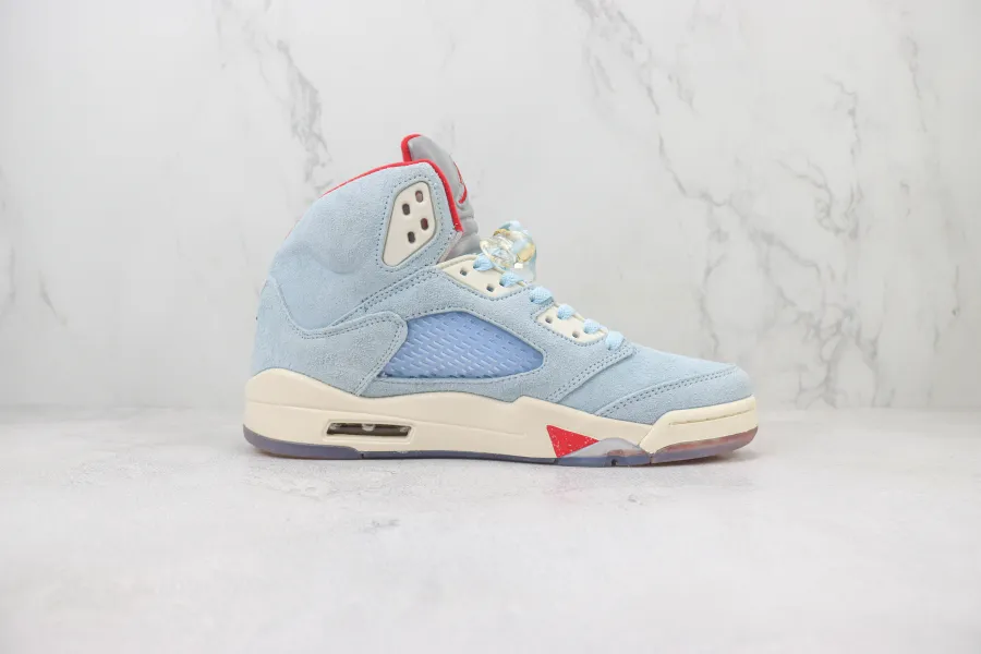 Trophy Room X Air Jordan 5 Retro Ice Blue 