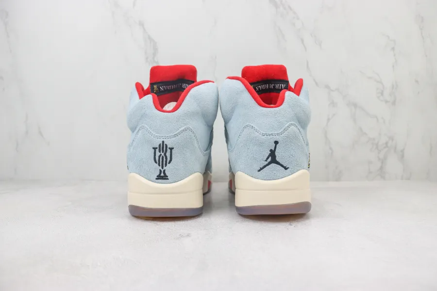 Trophy Room X Air Jordan 5 Retro Ice Blue 