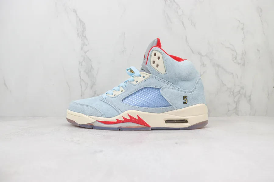 Trophy Room X Air Jordan 5 Retro Ice Blue 