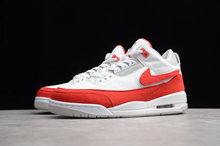 Air Jordan 3 Tinker White University Red