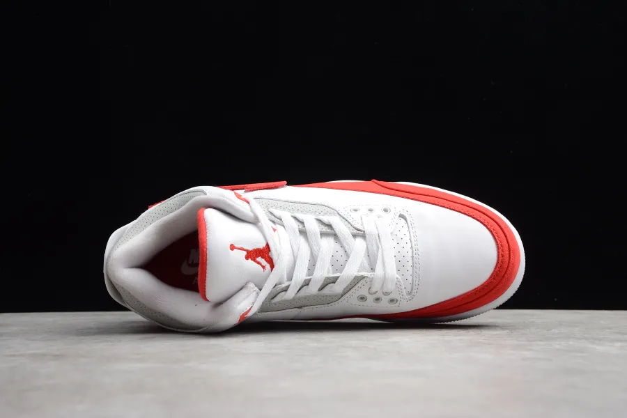 Air Jordan 3 Tinker White University Red