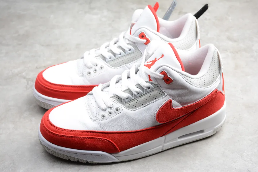 Air Jordan 3 Tinker White University Red