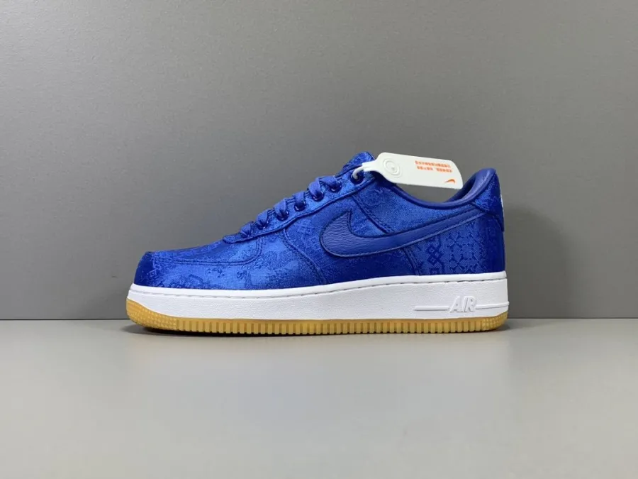 Clot Air Force 1 Low Blue Silk