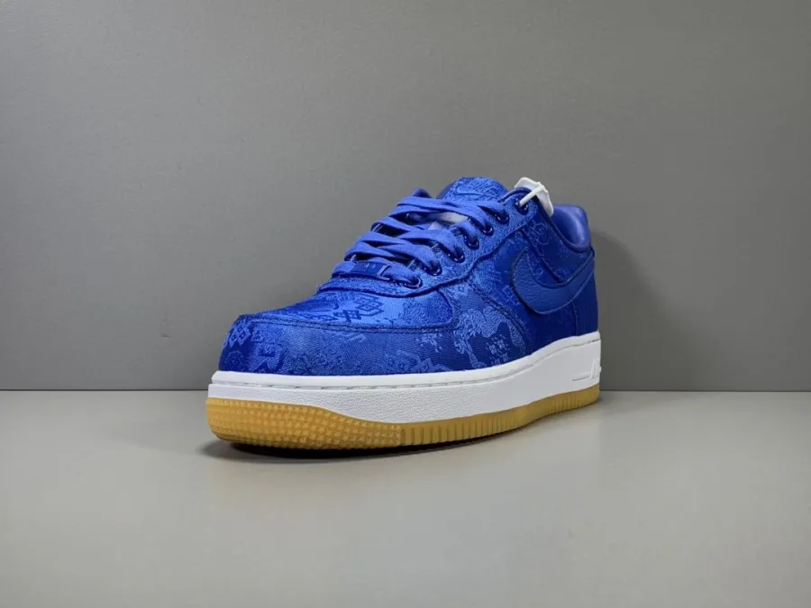 Clot Air Force 1 Low Blue Silk