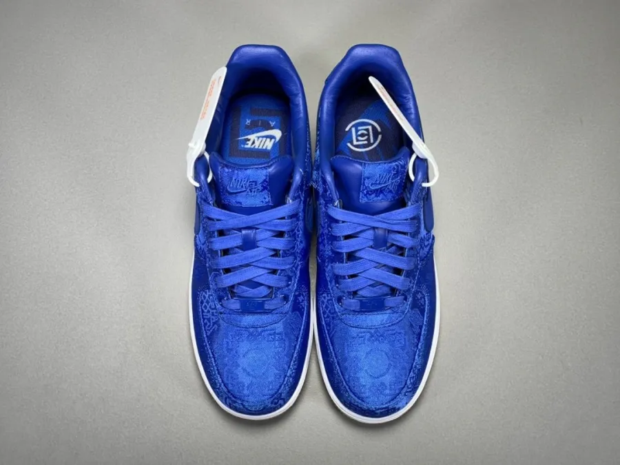 Clot Air Force 1 Low Blue Silk