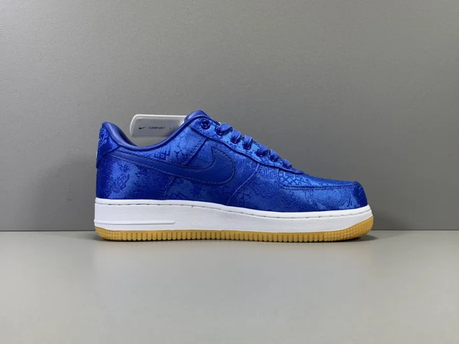 Clot Air Force 1 Low Blue Silk