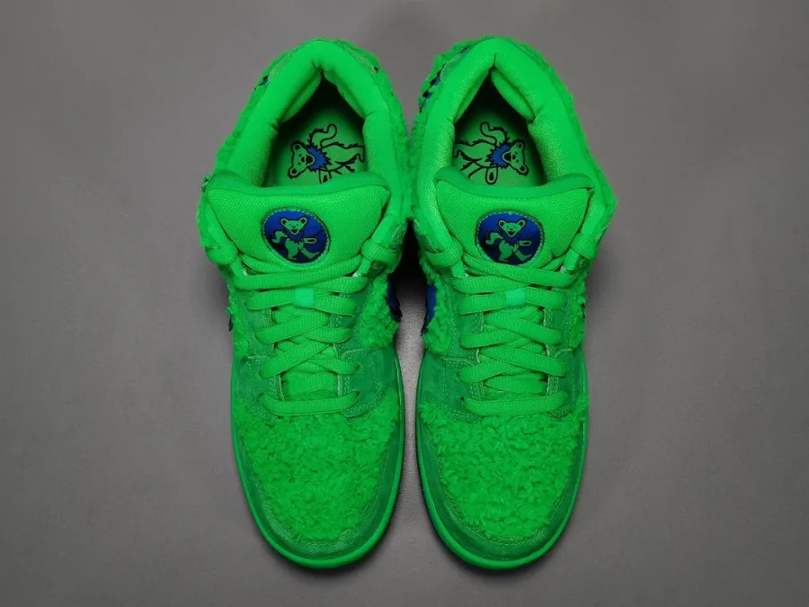 Grateful Dead X Sb Dunk Low Green Bear