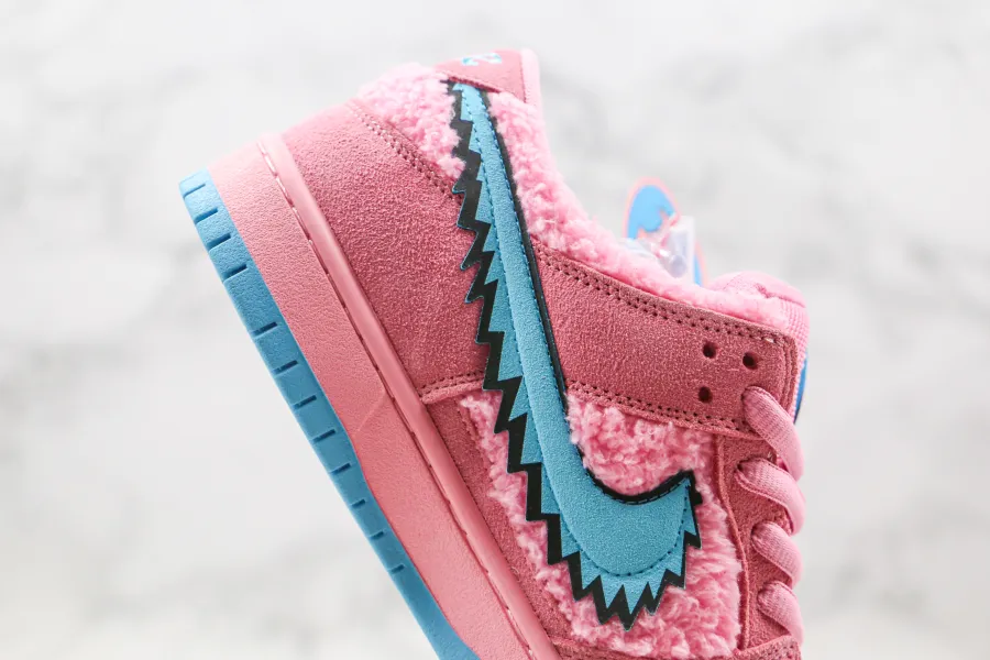 Grateful Dead X Sb Dunk Low Pink Bear